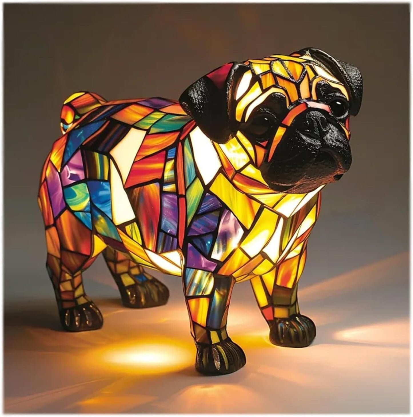 LED Small Night Lamp Art Animal Statue Creative Home Desktop Decoration